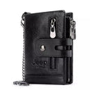 Carteira Masculina de Couro Antifurto - Jeep Locked