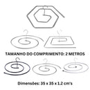 Varal inteligente em aço inoxidável - Economize Espaço