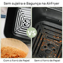 [PROMOÇÃO RELÂMPAGO] Forro de Papel Antiaderente Para Air Fryer