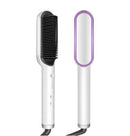 Anion Hair Escova Alisadora 3 em 1 - Alisa, Seca e Hidrata com luzes de Íons - Bivolt